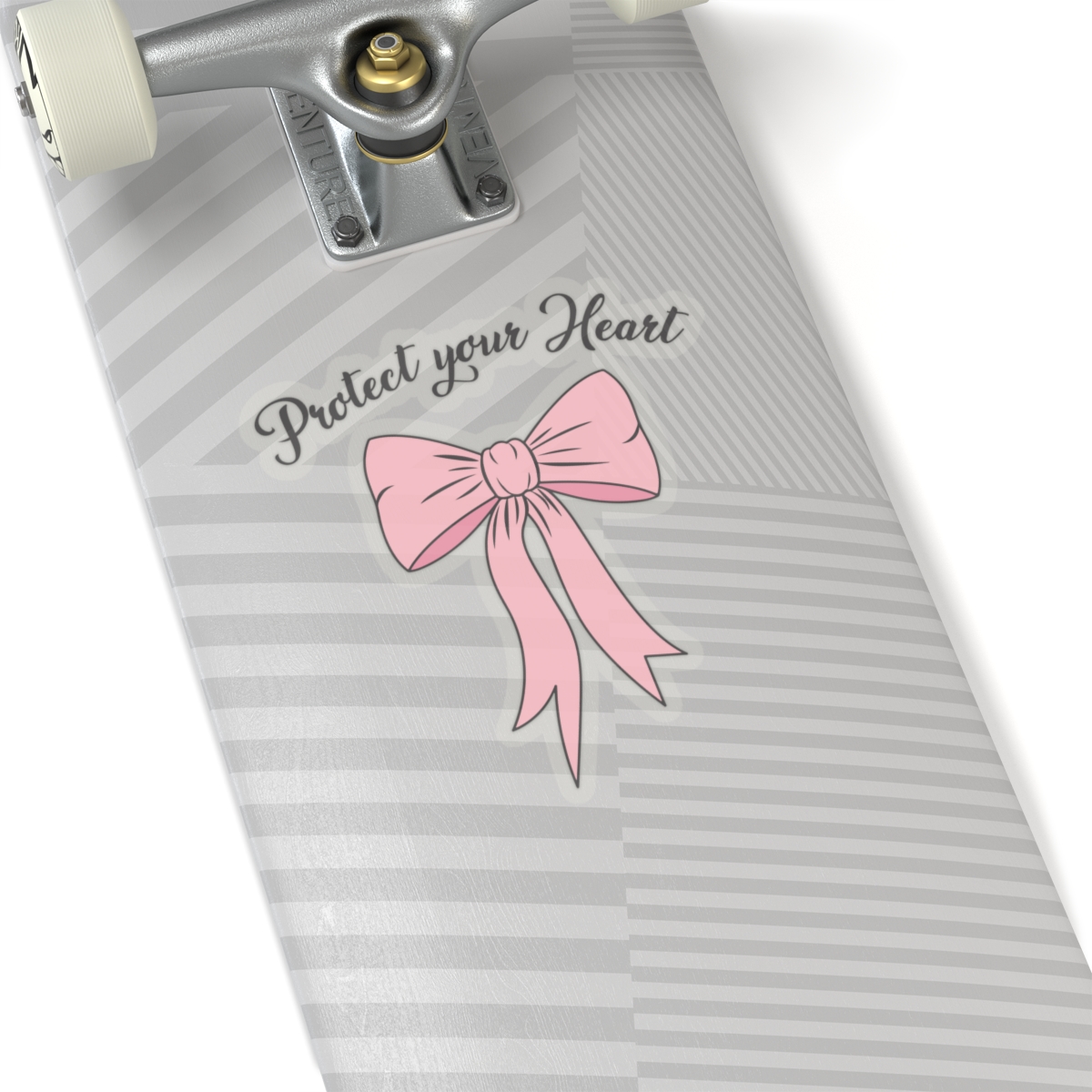 Protect Your Heart Cute Pink Bow Sticker for Sale by Designby Eve