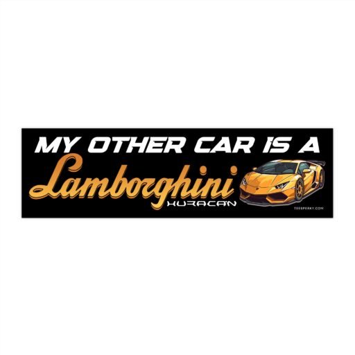 My Other Car Is a Lamborghini Huracan Bumper Sticker