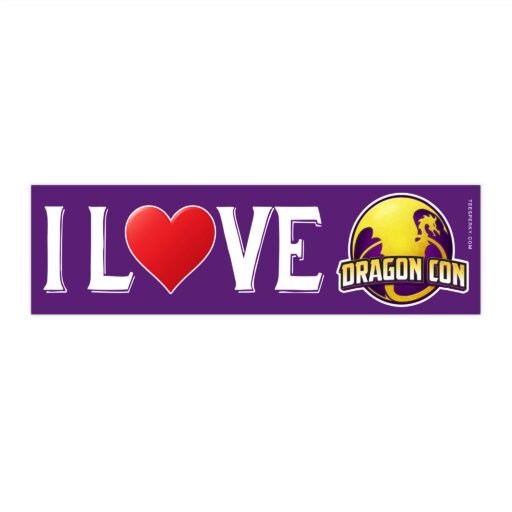 I Love Dragoncon Bumper Sticker