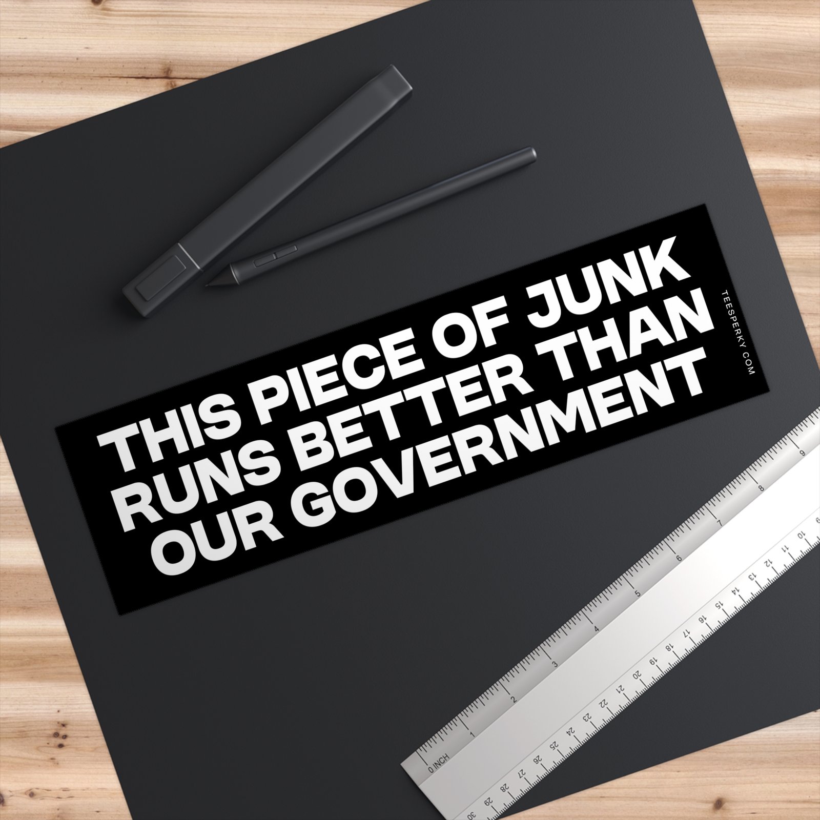 This Piece of Junk Runs Better Than Our Government Bumper Sticker - Image 3