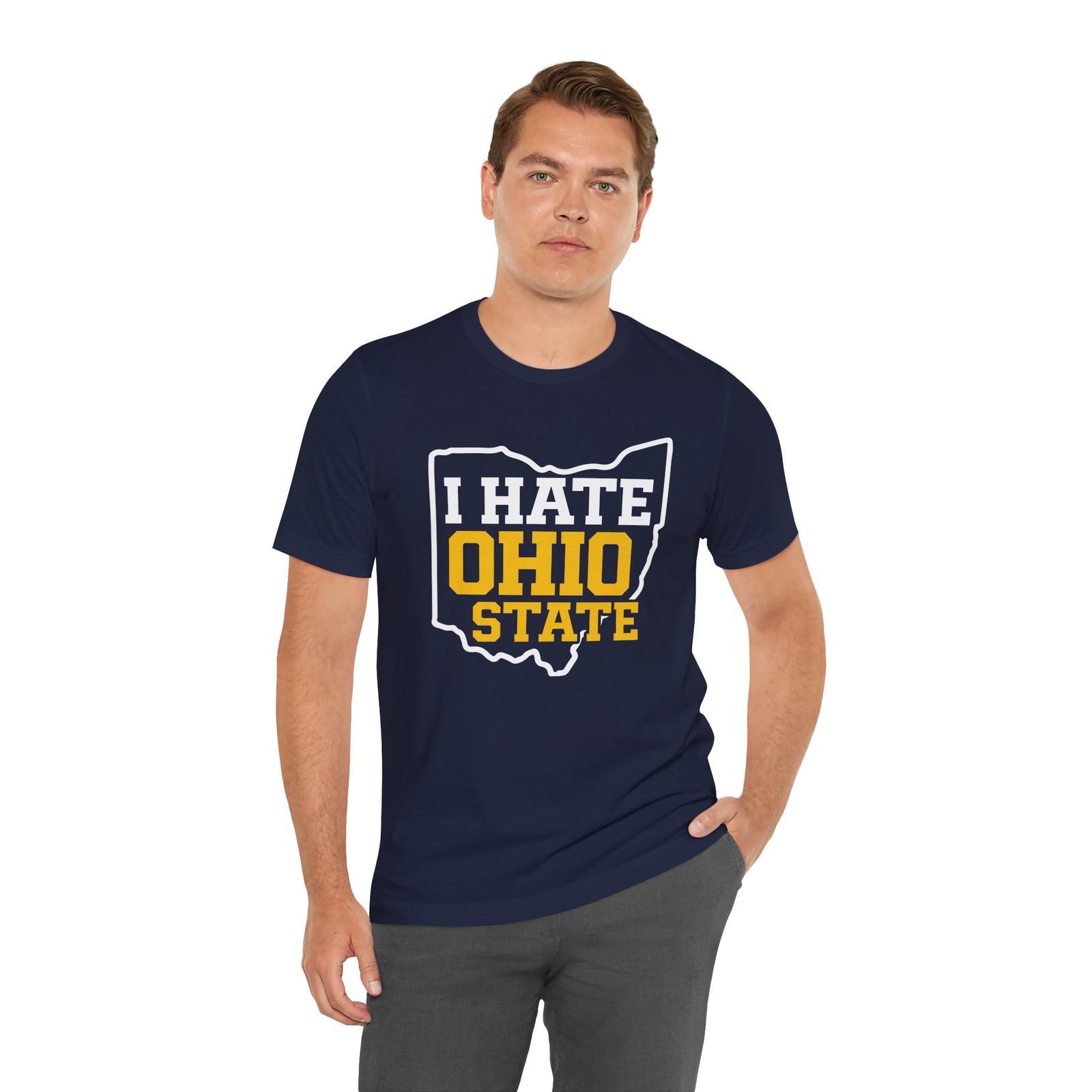 I Hate Ohio State T-Shirt - Image 2