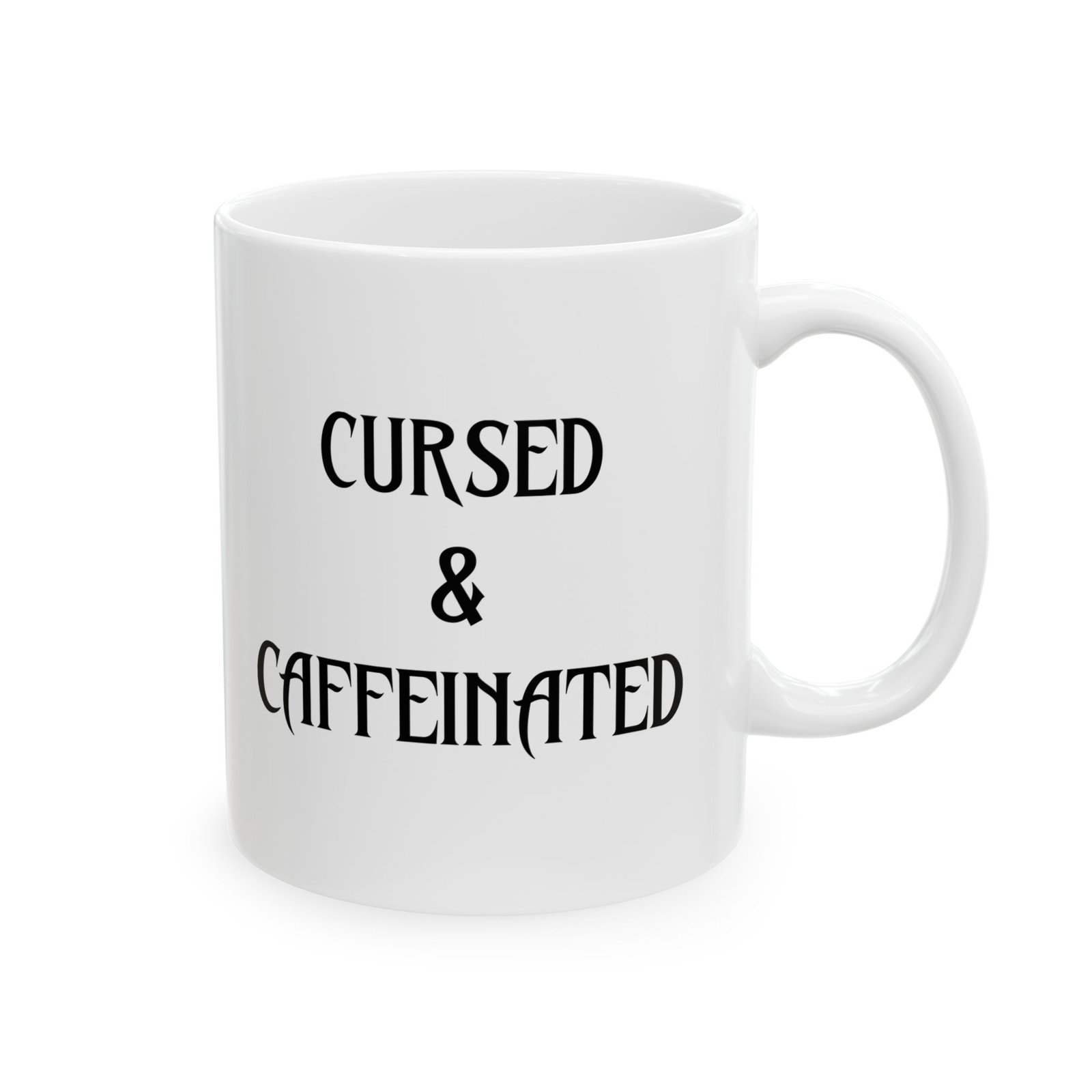 Cursed & Caffeinated Coffee Mug - Image 2