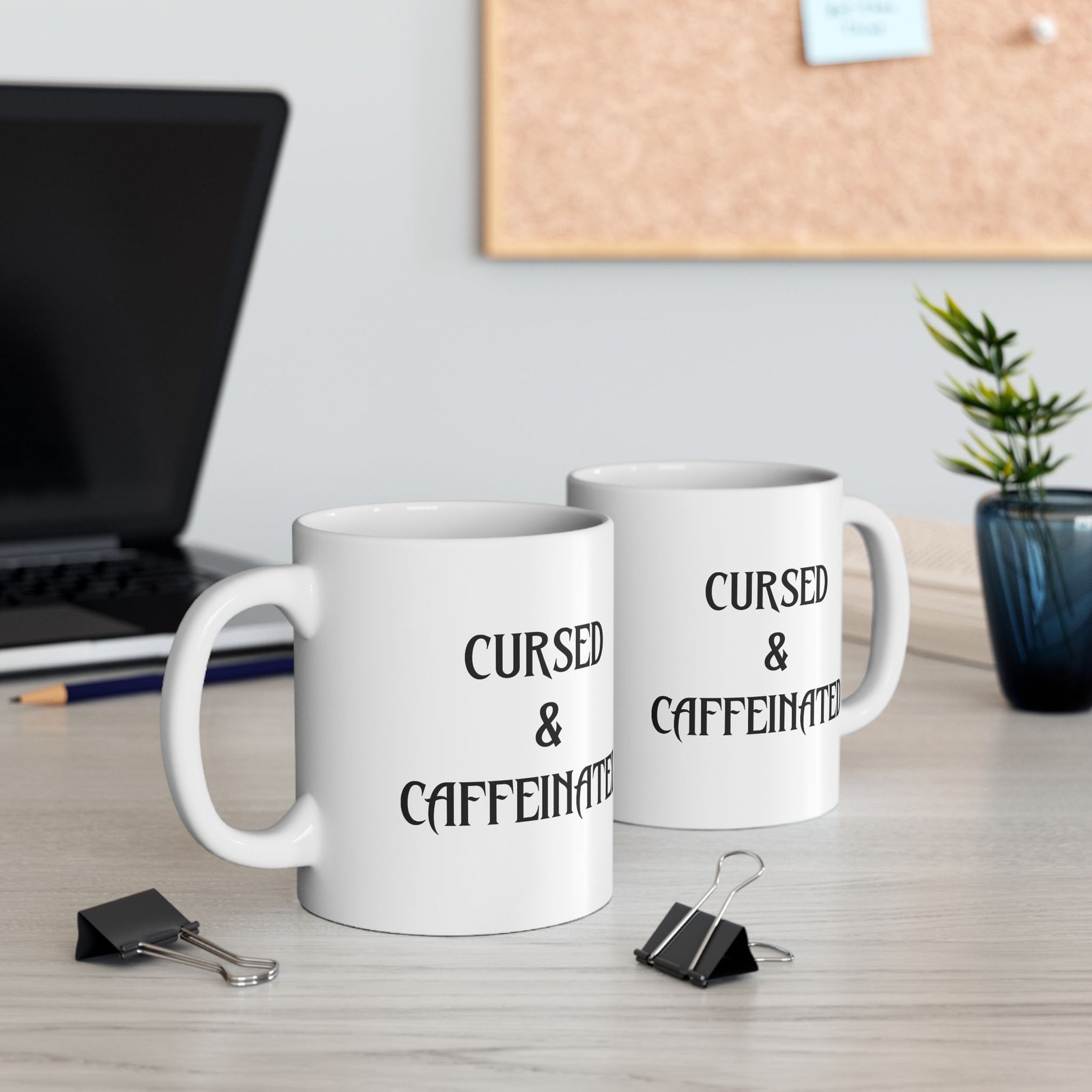 Cursed & Caffeinated Coffee Mug - Image 4