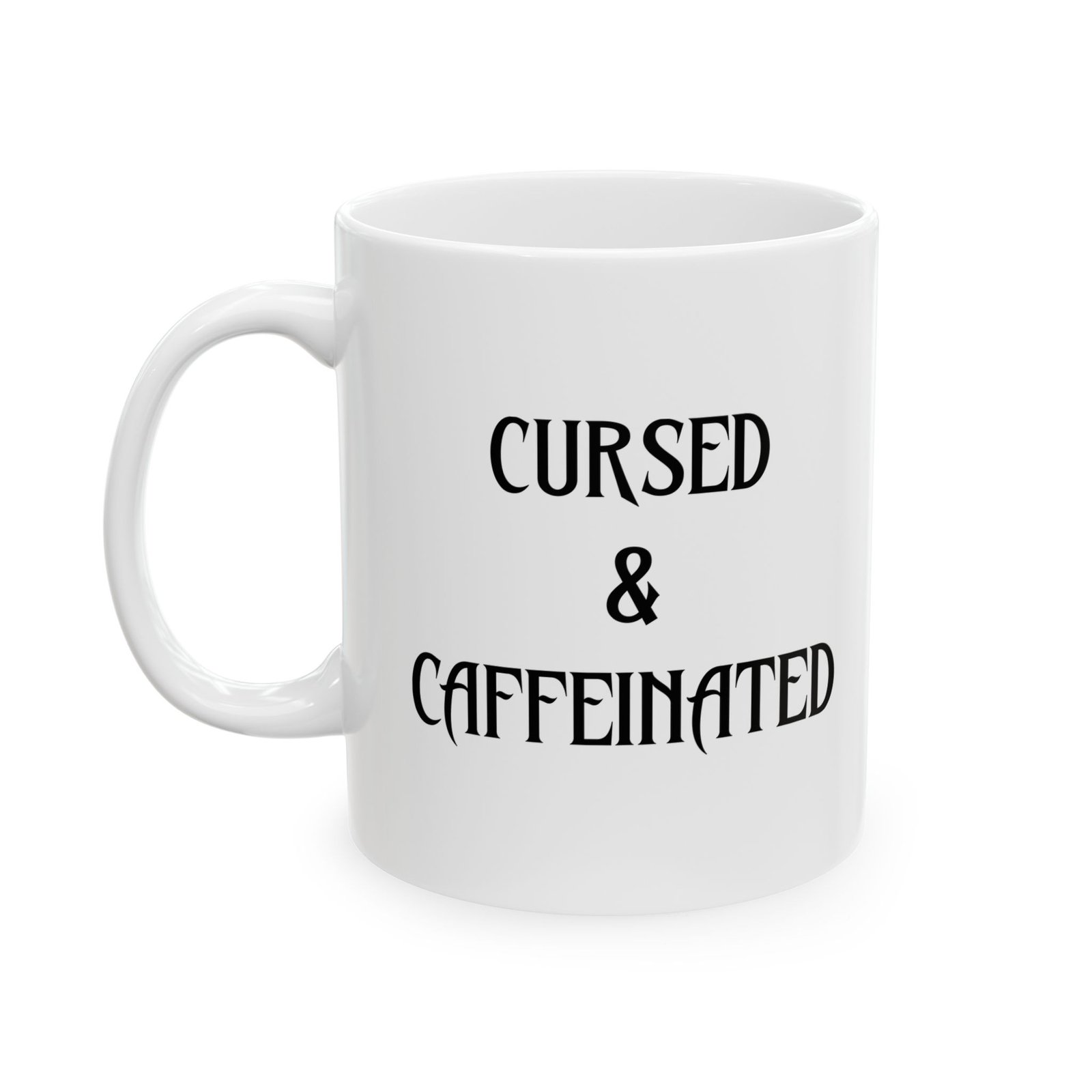 Cursed & Caffeinated Coffee Mug