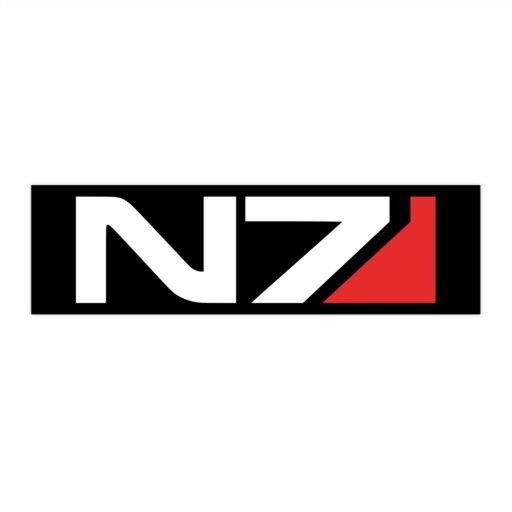 Mass Effect N7 Bumper Sticker