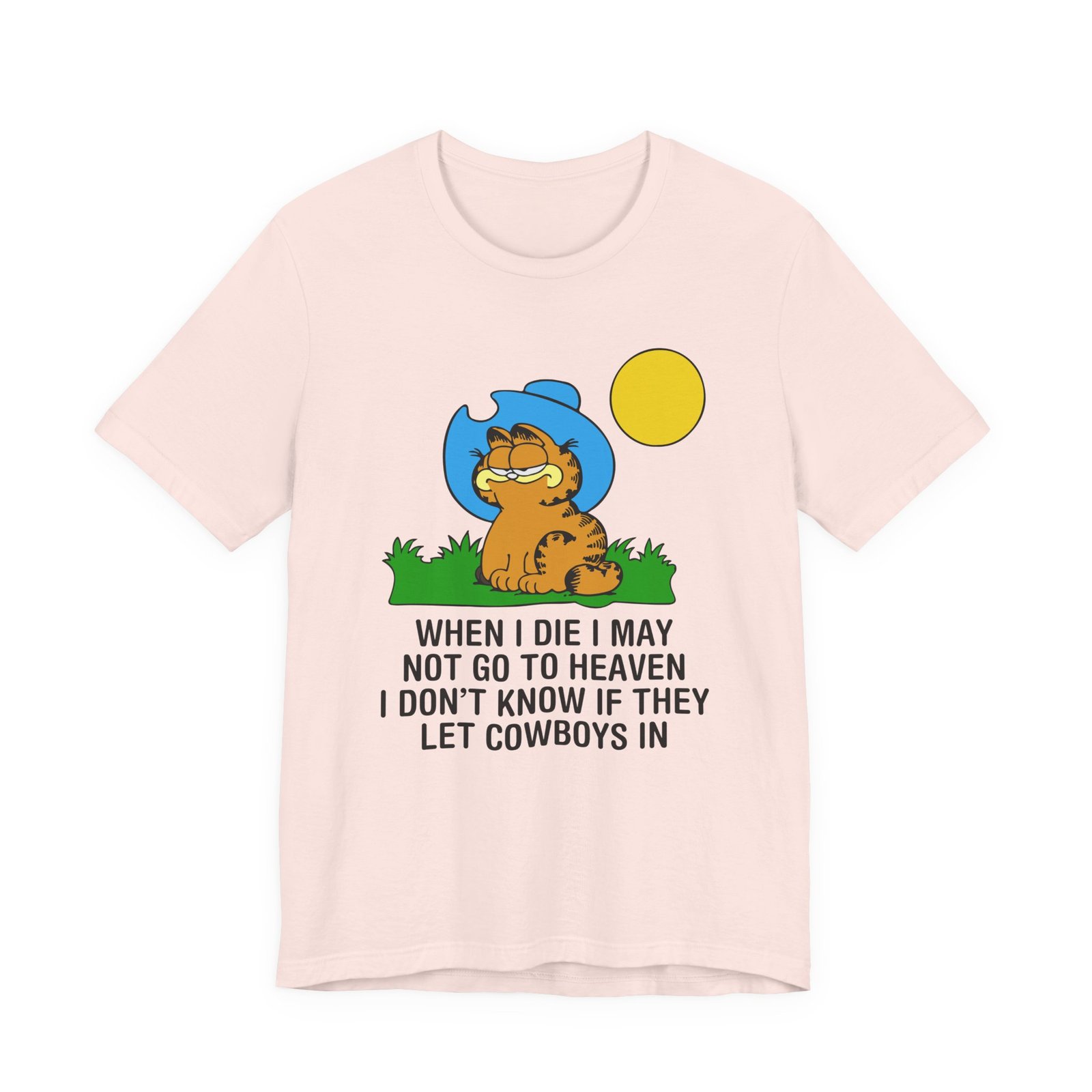 Garfield Cowboy Heaven T-Shirt - Image 10