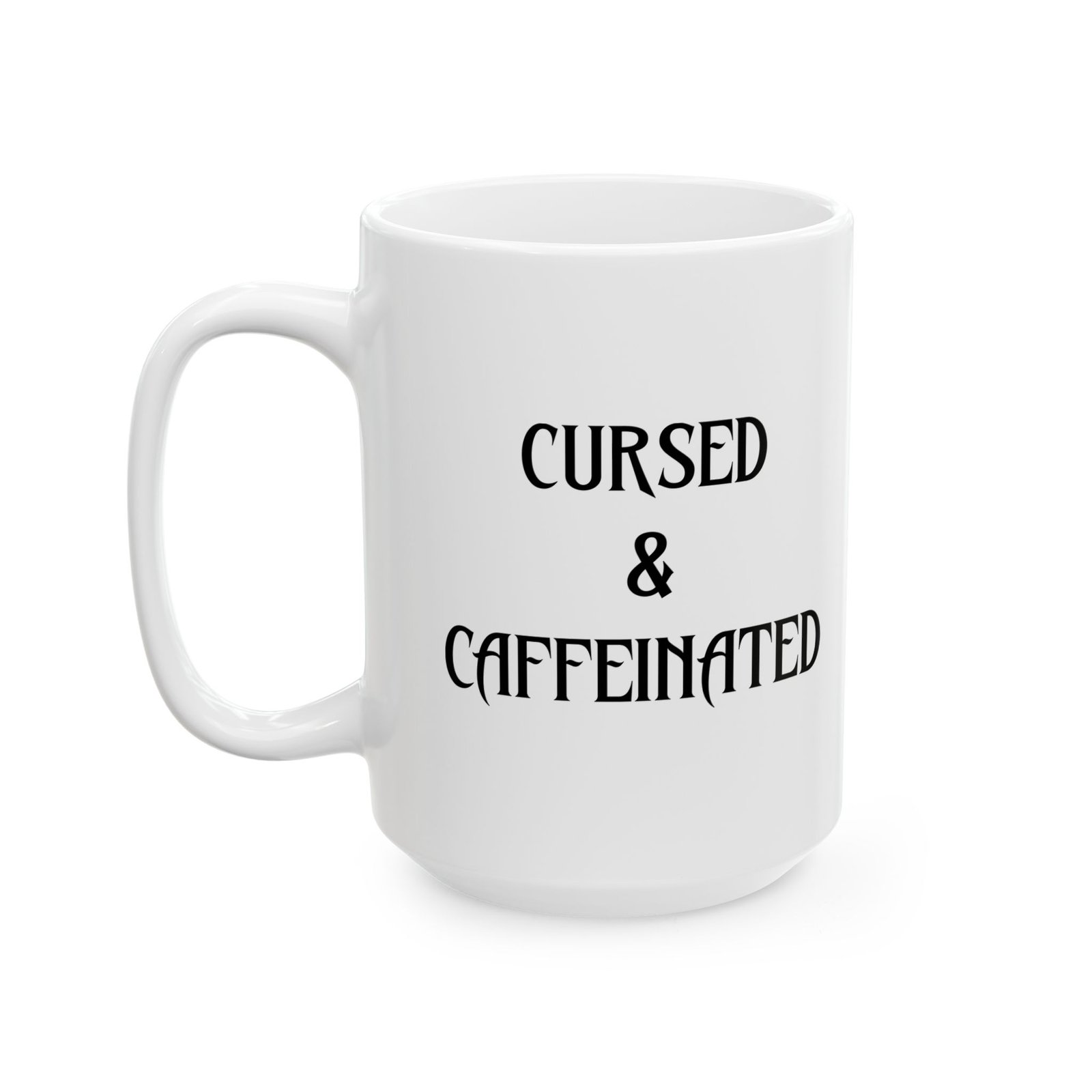 Cursed & Caffeinated Coffee Mug - Image 5