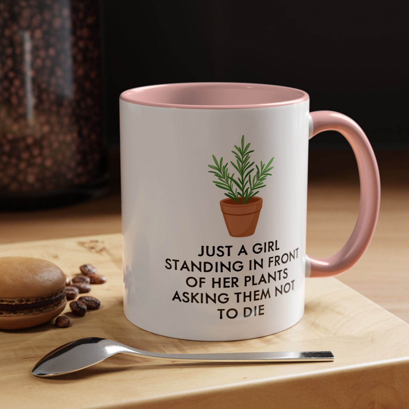 Just a Girl Standing in Front of Her Plants Mug - Image 3