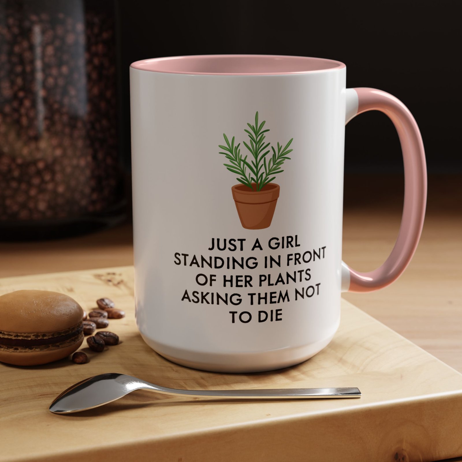 Just a Girl Standing in Front of Her Plants Mug - Image 11