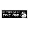My Other Car Is a Pirate Ship Bumper Sticker