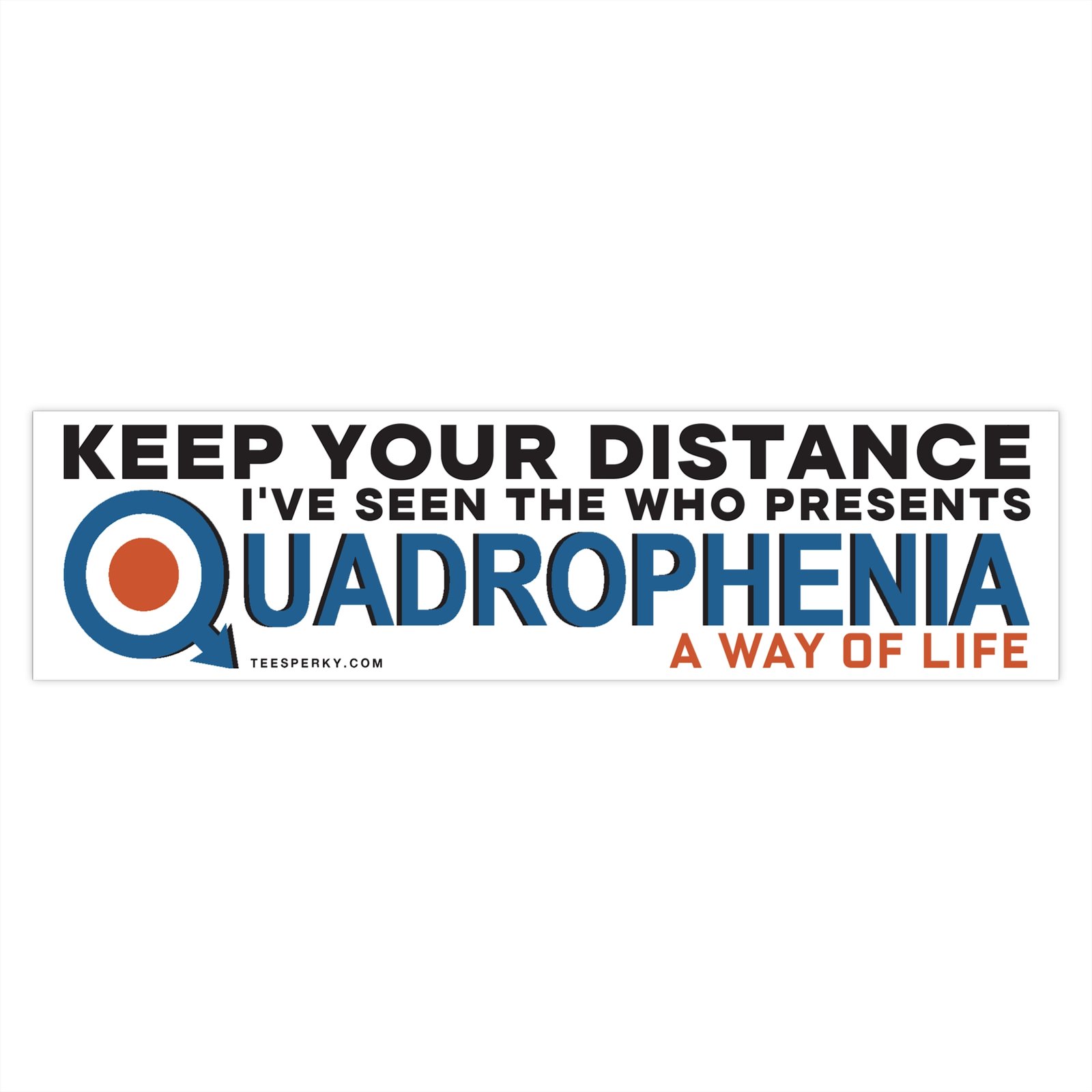 Keep Your Distance – Quadrophenia Bumper Sticker - Image 4