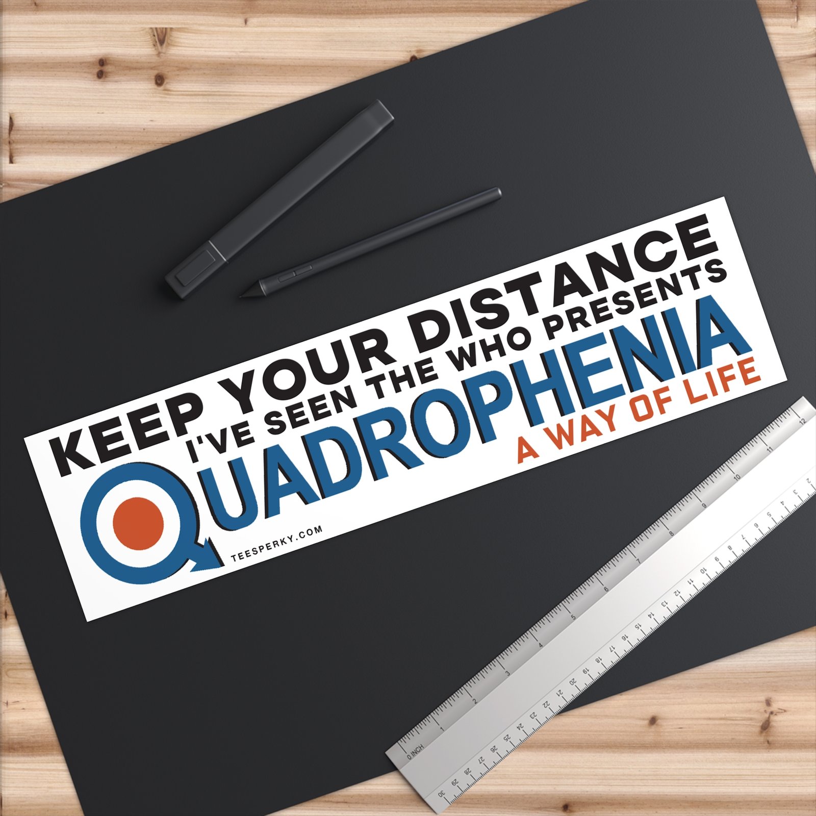 Keep Your Distance – Quadrophenia Bumper Sticker - Image 6