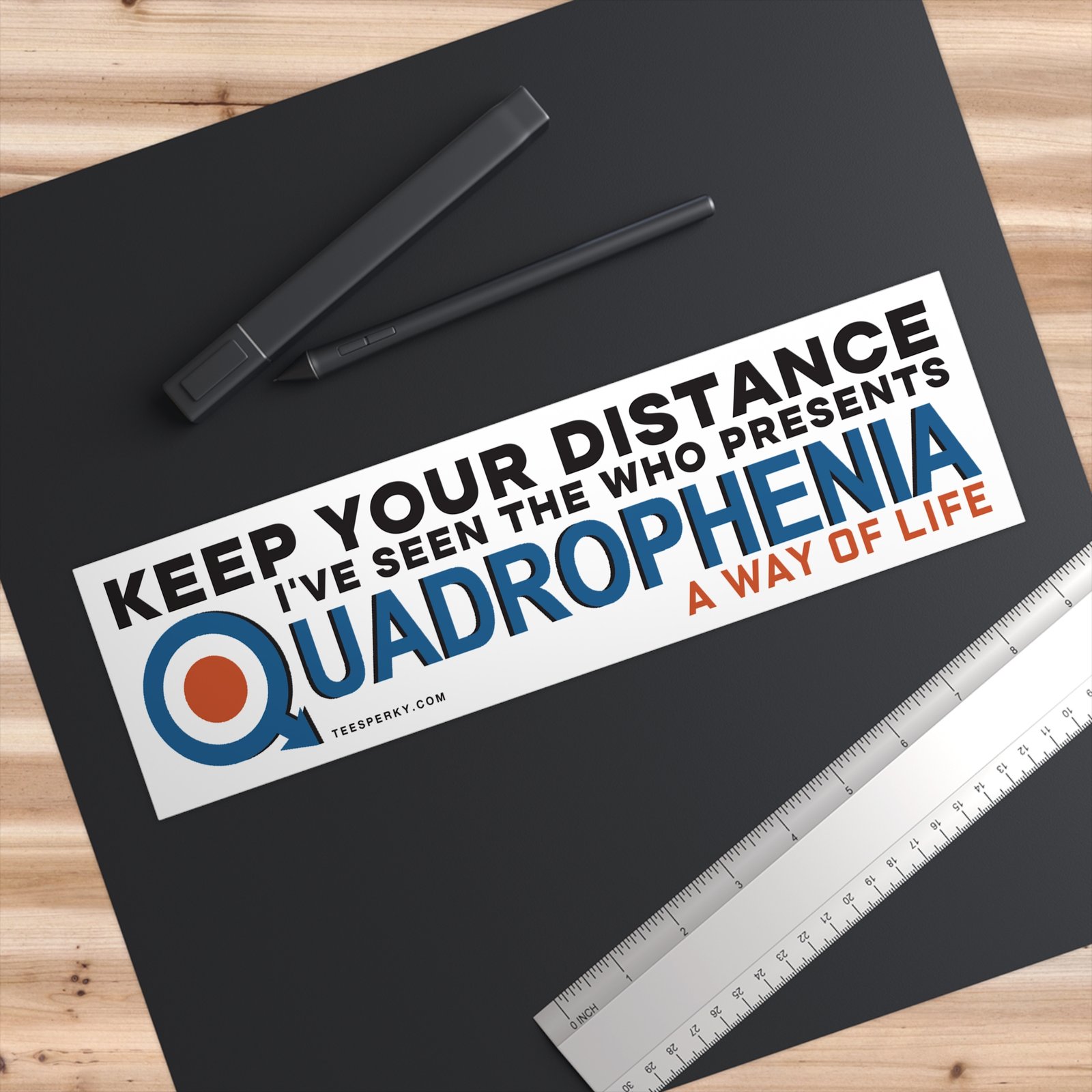 Keep Your Distance – Quadrophenia Bumper Sticker - Image 3