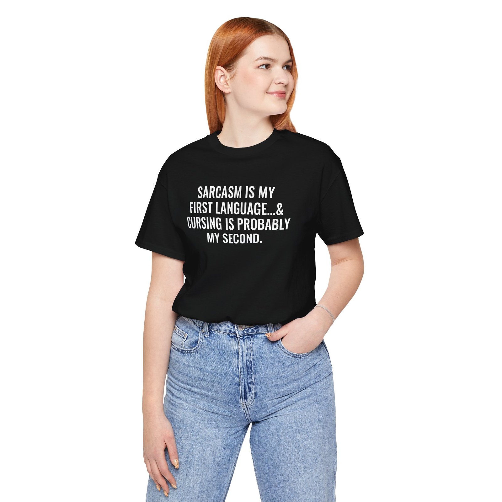 Sarcasm Is My First Language T-Shirt - Image 2