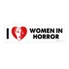 I Love Women in Horror Bumper Sticker