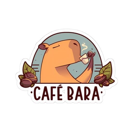 CafeBara Capybara Sticker