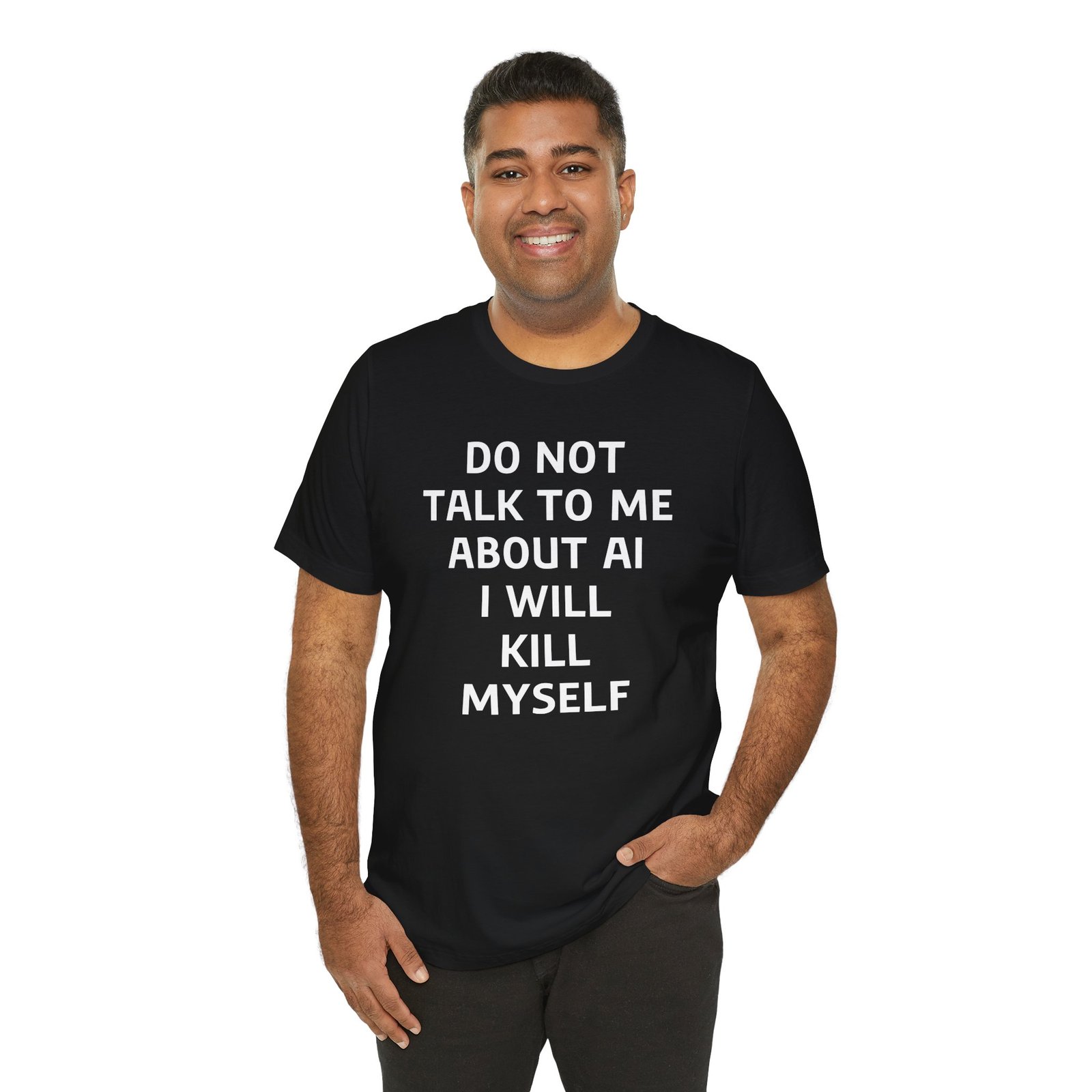 Do Not Talk to Me About AI T-Shirt - Image 5