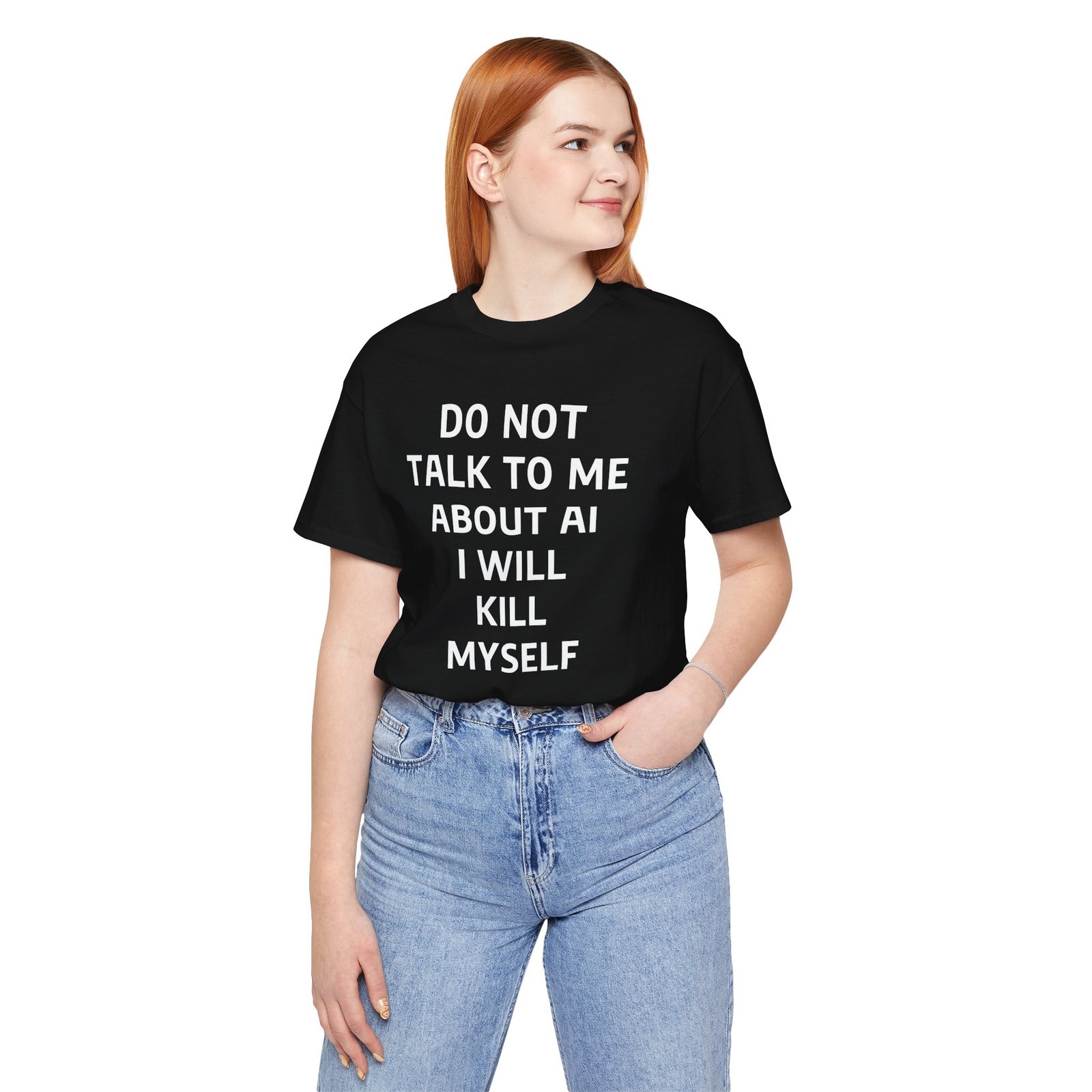 Do Not Talk to Me About AI T-Shirt - Image 2