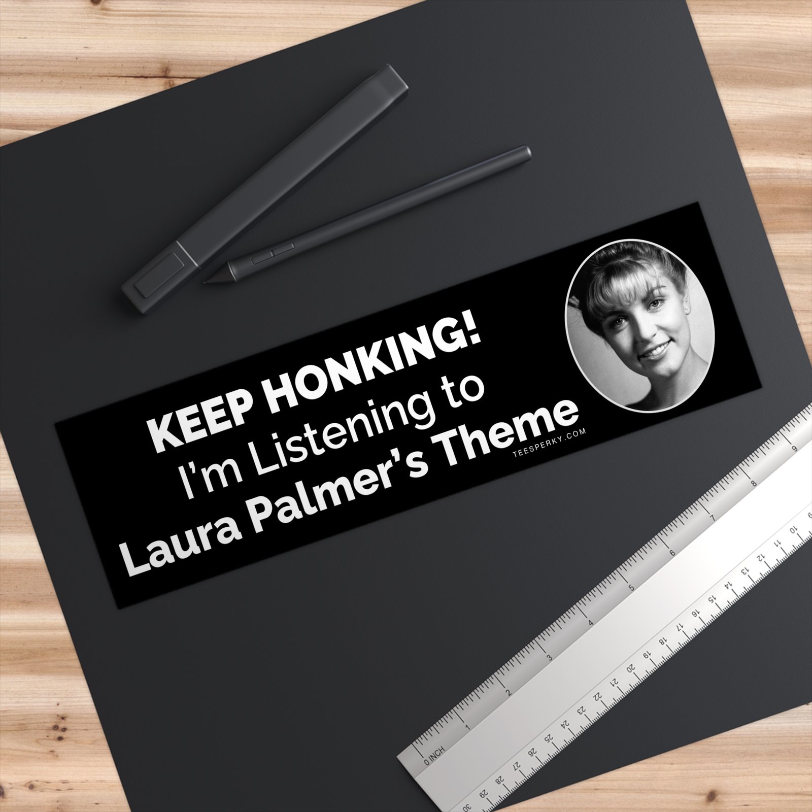 Laura Palmer's Theme Bumper Sticker - Image 3