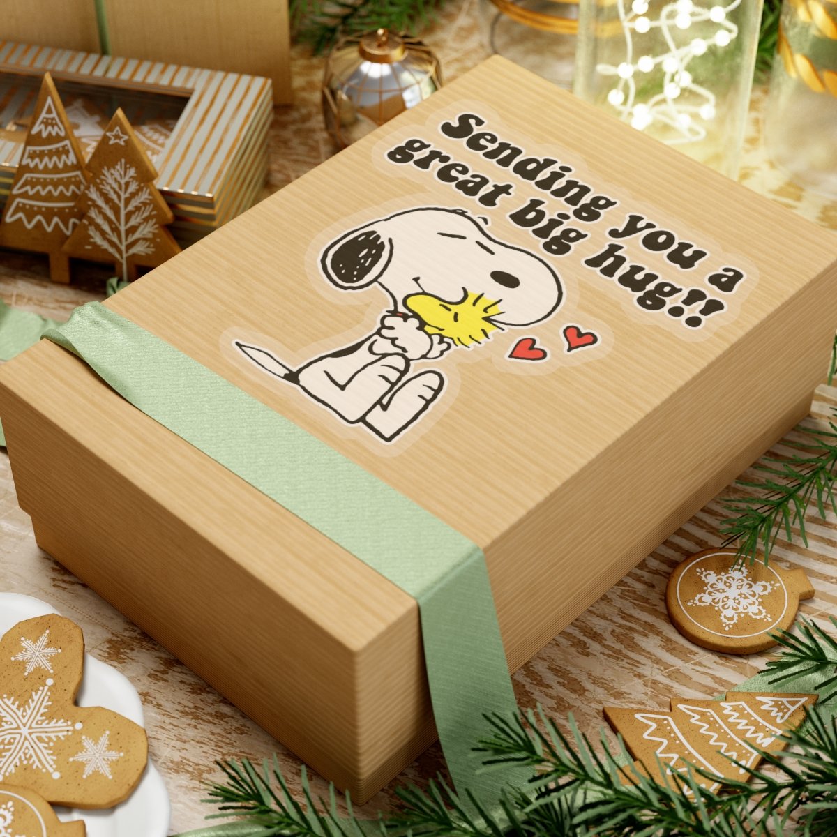 Sending You a Great Big Hug! Snoopy Sticker - Image 6