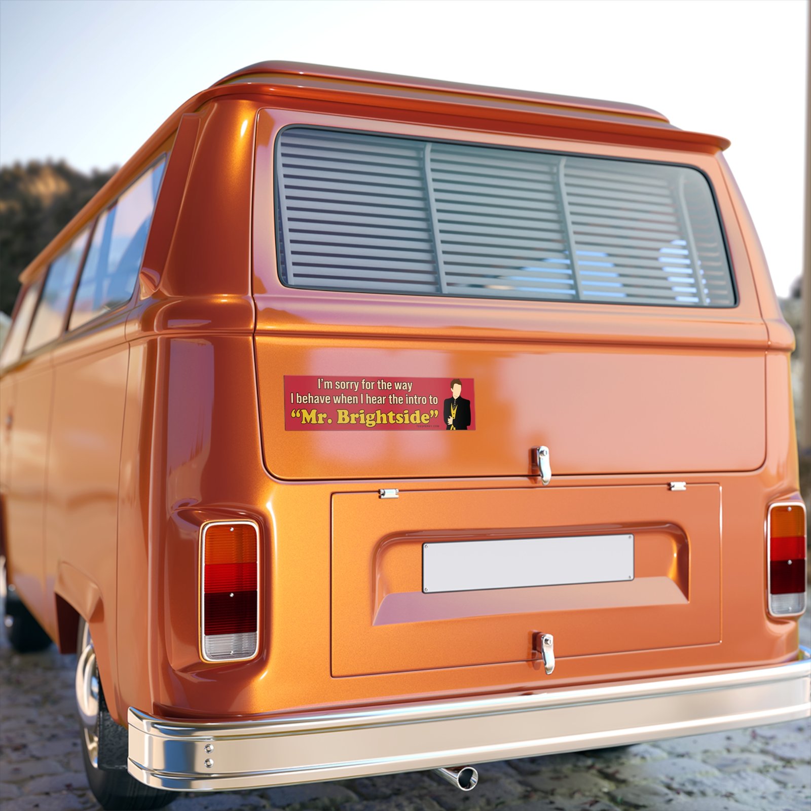 Mr. Brightside Intro Reaction Bumper Sticker - Image 5