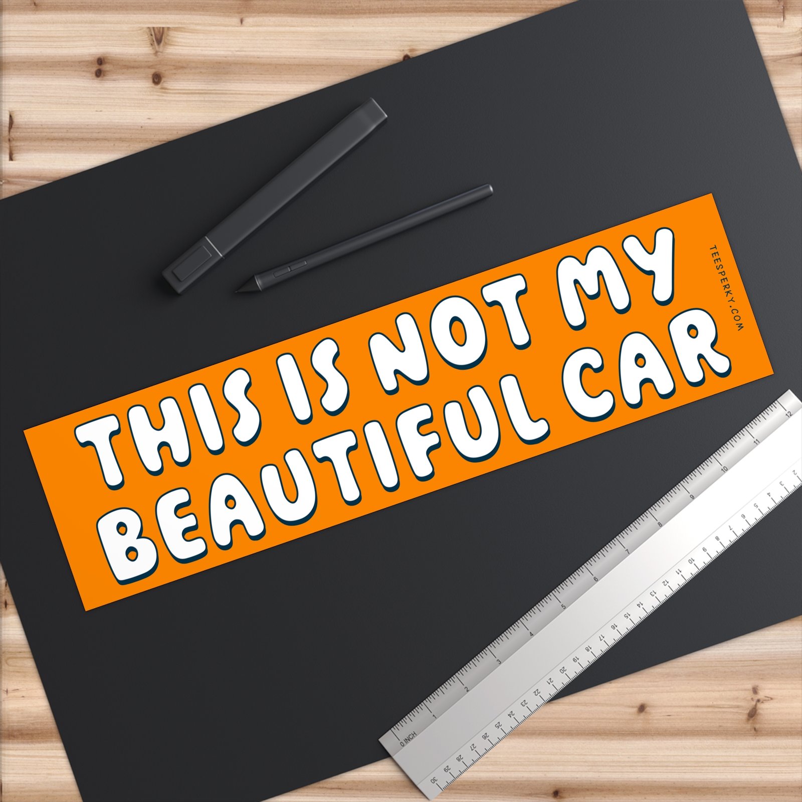 This Is Not My Beautiful Car Bumper Sticker - Image 6