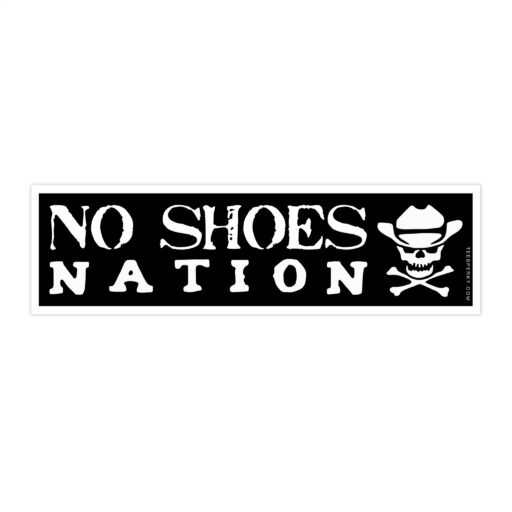 No Shoes Nation Bumper Sticker