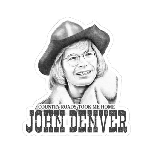 John Denver Country Roads Sticker