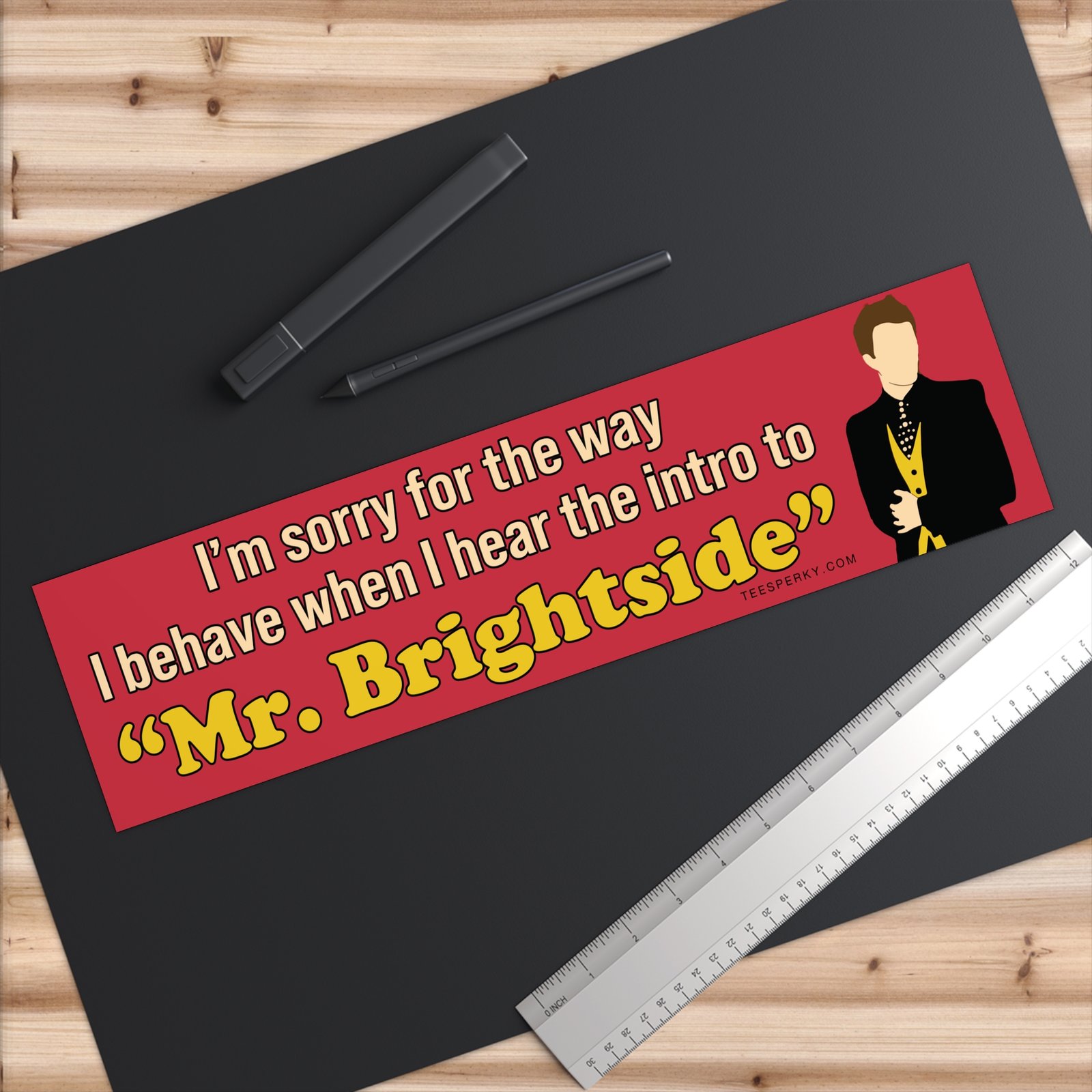 Mr. Brightside Intro Reaction Bumper Sticker - Image 6