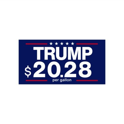 Funny Trump 2028 Bumper Sticker