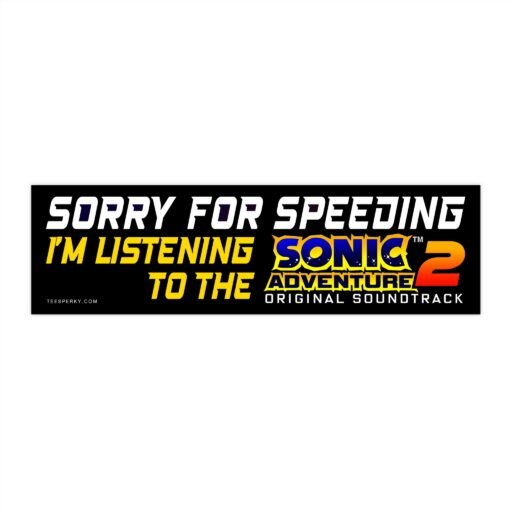 Sonic Adventure Bumper Sticker