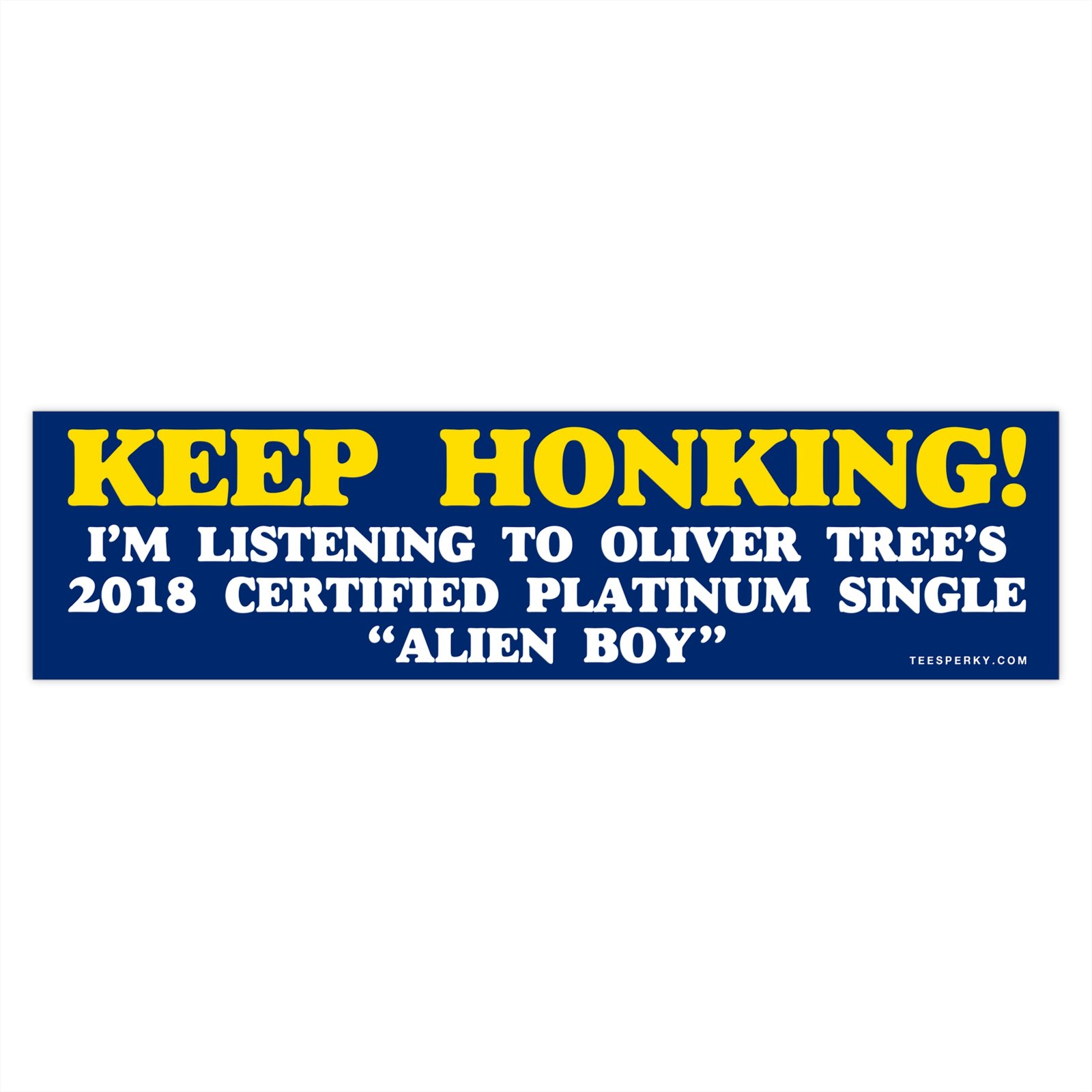 Oliver Tree's Alien Boy Bumper Sticker - Image 4