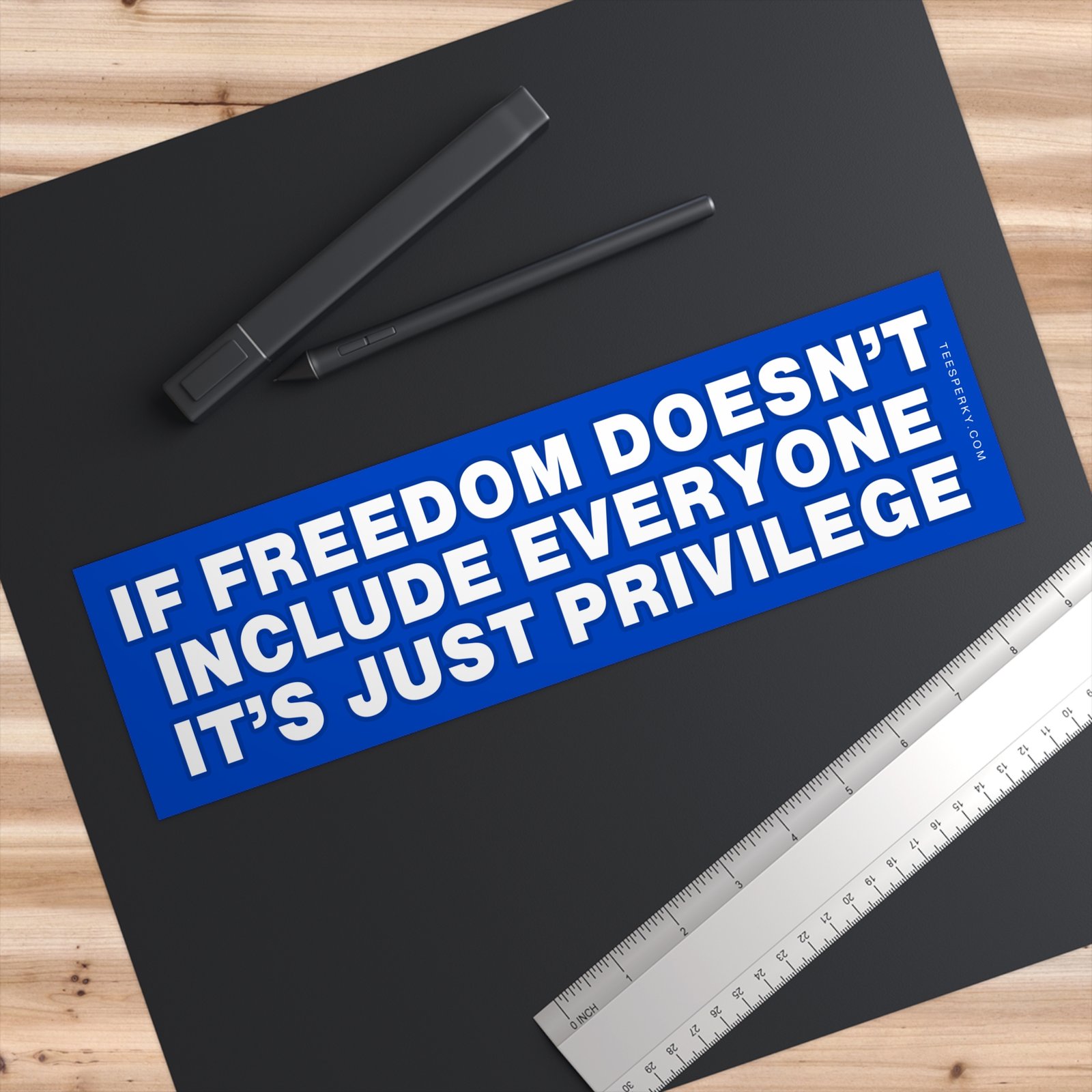 Freedom for Everyone Bumper Sticker - Image 3