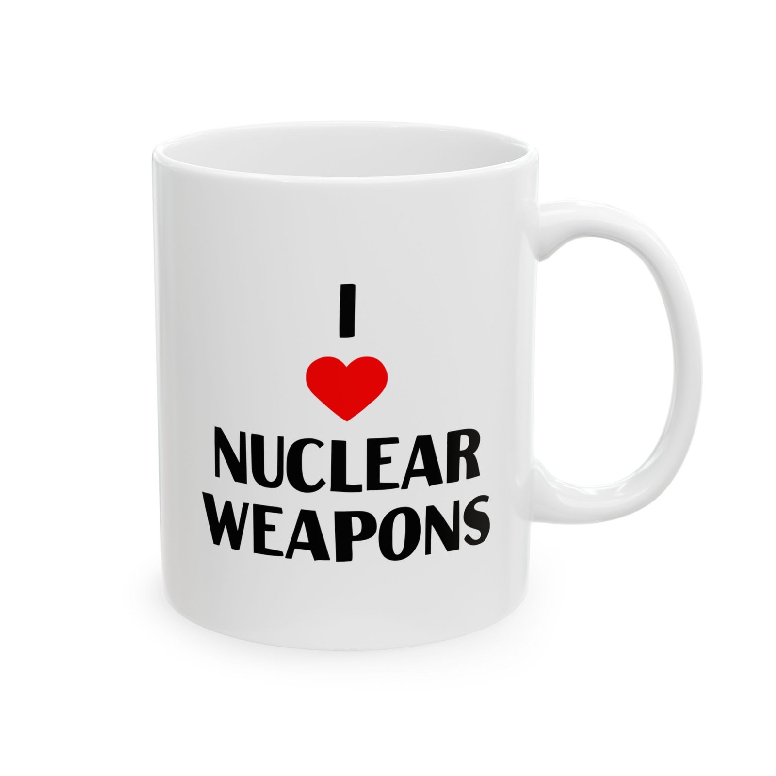 I Love Nuclear Weapons Mug - Image 2