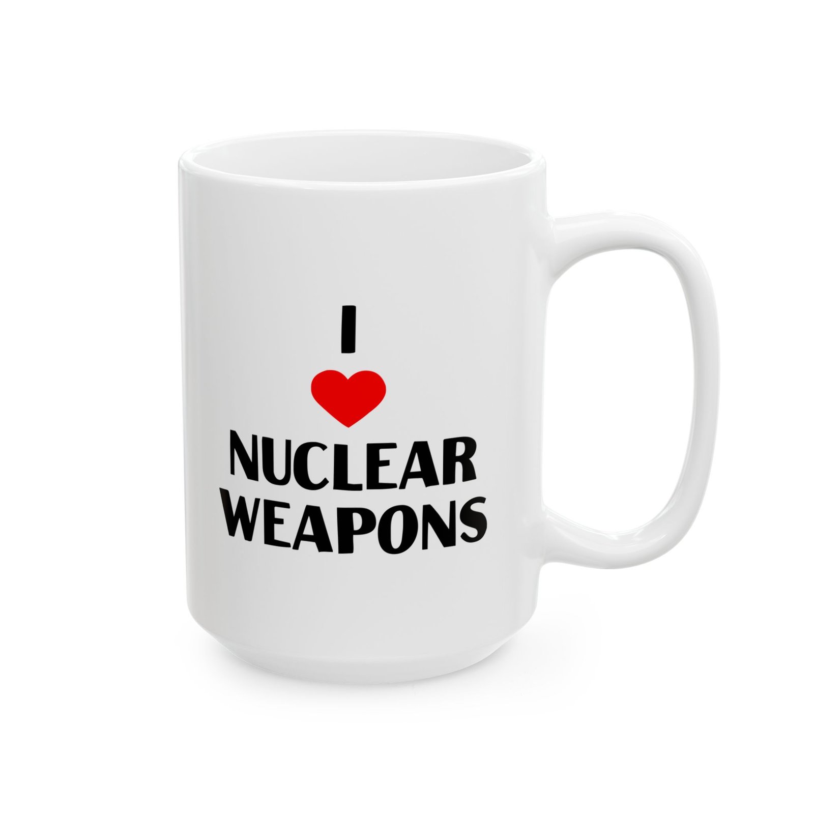 I Love Nuclear Weapons Mug - Image 6