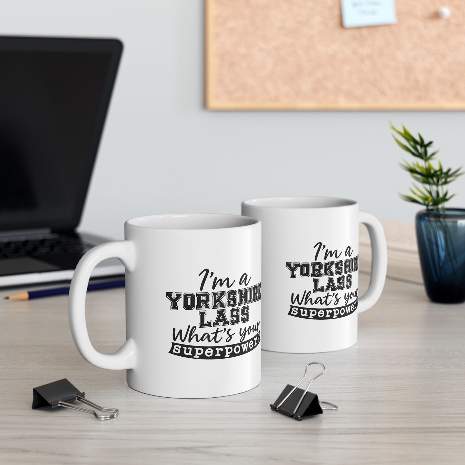 I'm a Yorkshire Lass – What's Your Superpower? Mug - Image 4