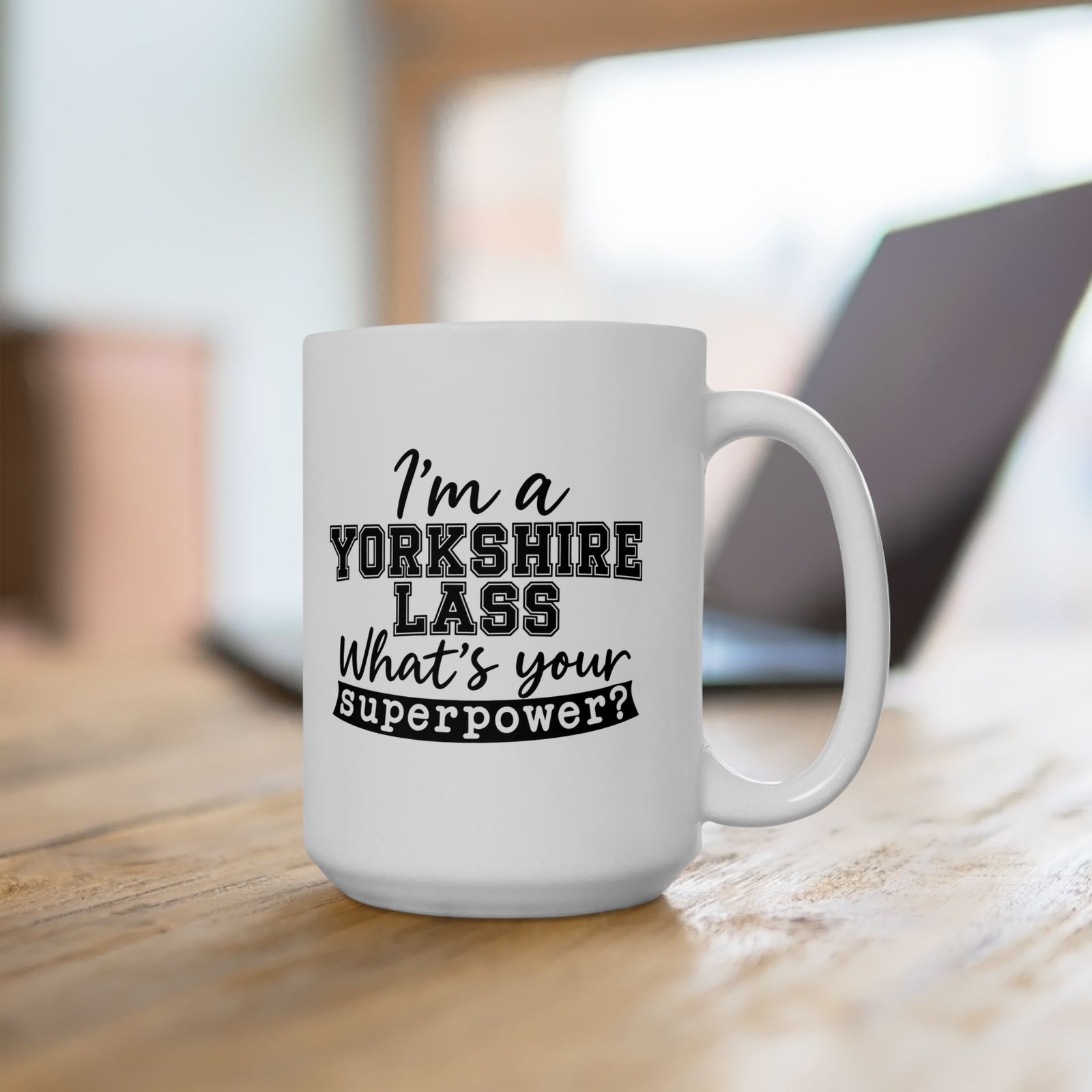 I'm a Yorkshire Lass – What's Your Superpower? Mug - Image 7