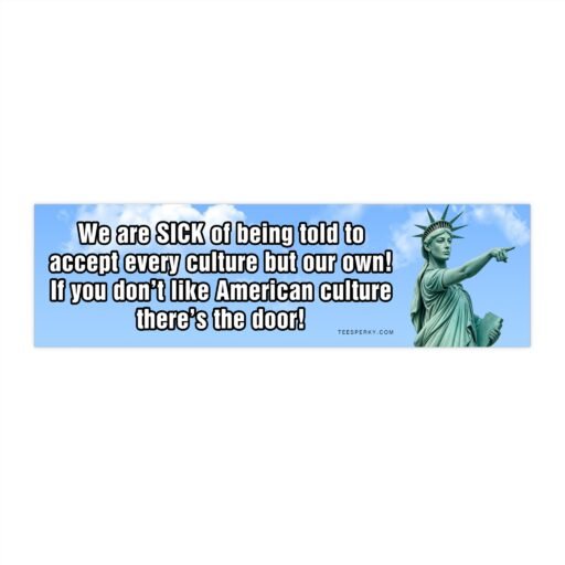 American Culture – Our Culture Matters Bumper Sticker